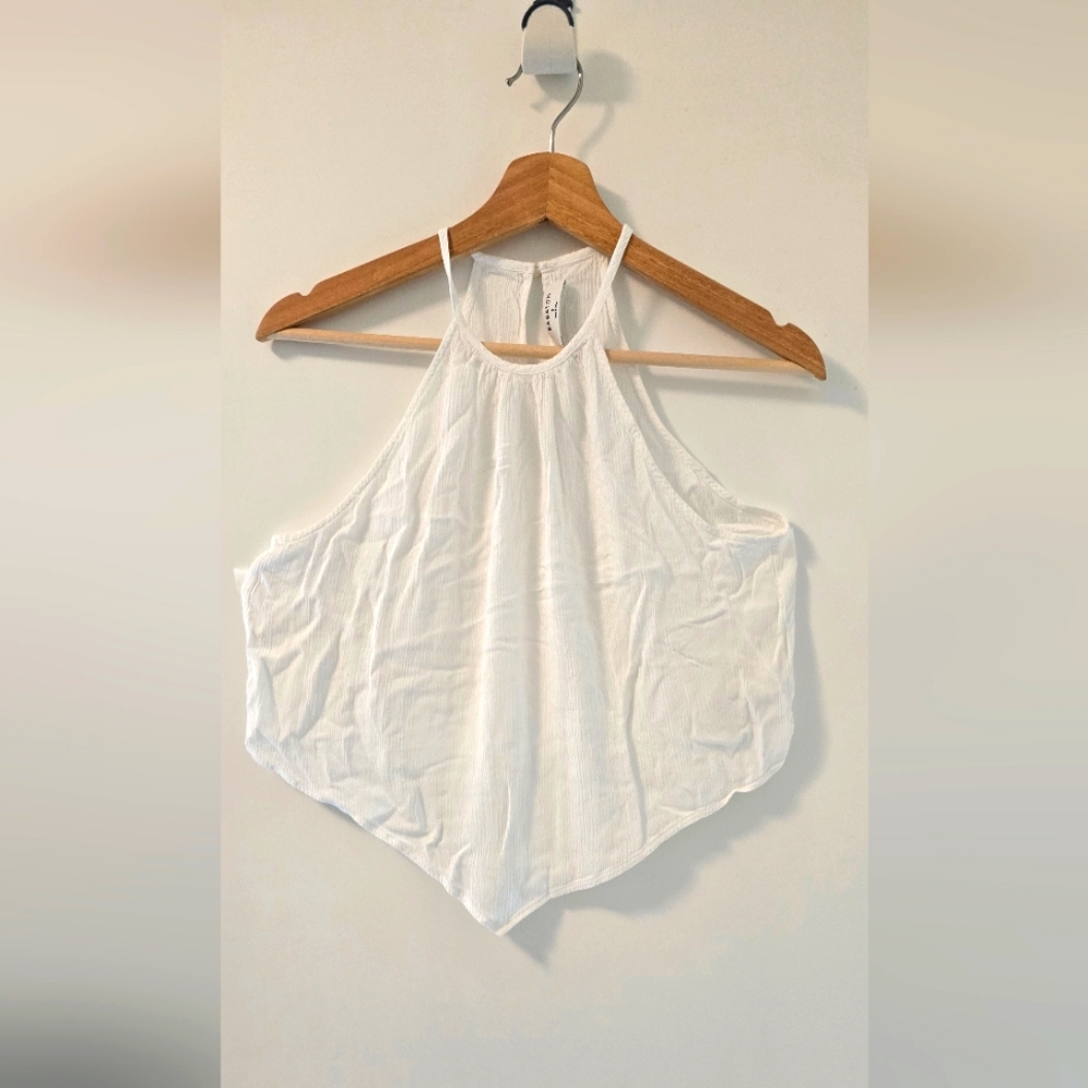 BABATON Torres crinkle top- sz Small